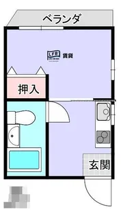 キョウゴクハイツ【2階】の間取り