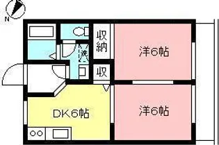 クレセントマンション太田【2階】の間取り