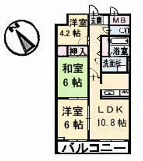 HOMAT2000【6階】の間取り