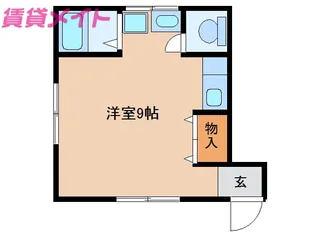 プチモールエイワ【1階】の間取り