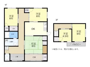 大分県大分市高松東3【一戸建】の間取り