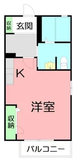 マロングレイス【1階】の間取り