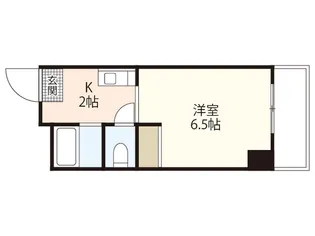 ローゼ比治山【8階】の間取り
