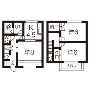 オリザI【1階】の間取り