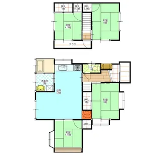 山口県岩国市今津町5【一戸建】の間取り