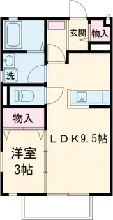 ロータス・パラッツオ【2階】の間取り