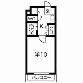 サテラ佐賀駅前【2階】の間取り