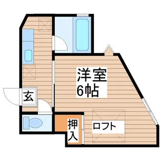 こもれ日のエルミタージュ八乙女【1階】の間取り