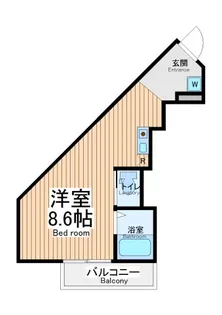 神奈川県大和市中央林間4【アパート】の間取り