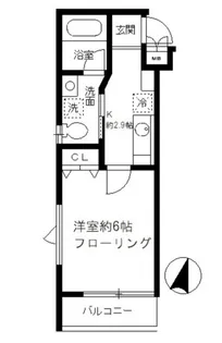 グランアセット月島【4階】の間取り