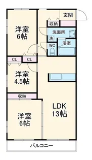プライム藤が丘【2階】の間取り