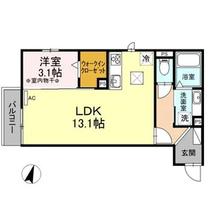 タートルエイト【1階】の間取り