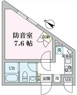 東京都杉並区高円寺南1【マンション】の間取り
