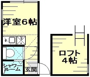 1Rの間取り画像