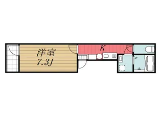 千葉県千葉市若葉区千城台南1【アパート】の間取り