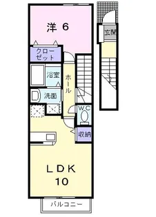 広島県福山市松永町4【アパート】の間取り