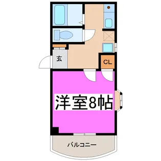 パークサイドビル【2階】の間取り