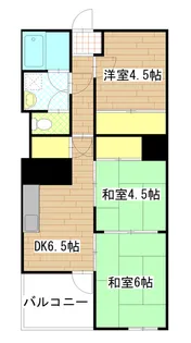 ネオプラザ北仙台【9階】の間取り
