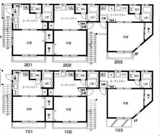 コーポ入谷II【2階】の間取り