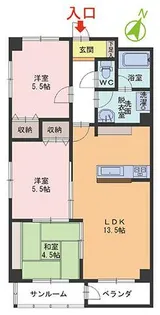 アヴァンティ【4階】の間取り