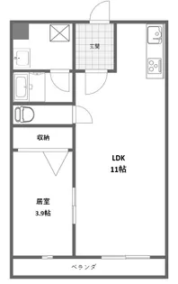 ソリテール菊陽【3階】の間取り