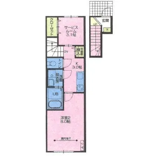 みかん【2階】の間取り