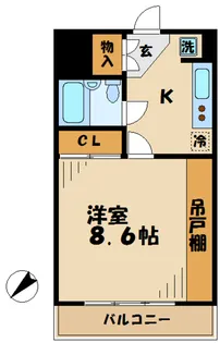 Ts garden稲城【2階】の間取り