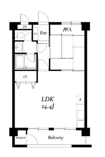 メィゾン昌明【2階】の間取り