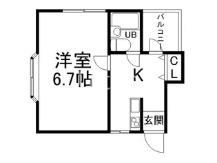 桃山ハイツ【2階】の間取り
