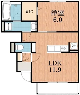 大阪府大阪市生野区巽中4【アパート】の間取り