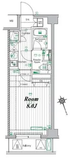 メイクスデザイン三宿【3階】の間取り