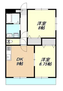 コーポ桃太郎【2階】の間取り