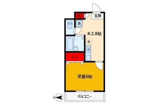 ファーストピュア【2階】の間取り