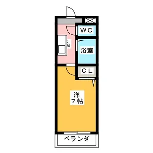 植田山DS・1マンション【1階】の間取り