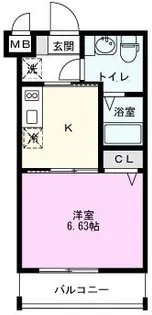 アーバンパーク六町【1階】の間取り