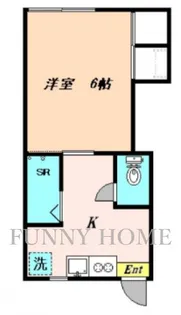 東京都世田谷区下馬2【アパート】の間取り