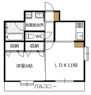 AD・GRAYSII【3階】の間取り