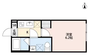 La Luce 東大和【2階】の間取り