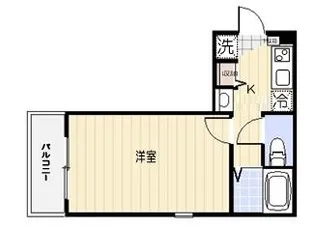 東京都大田区仲池上2【アパート】の間取り