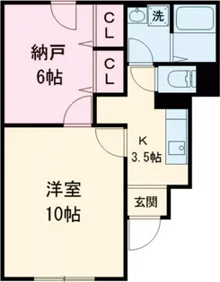 カレントカジマヤ【1階】の間取り
