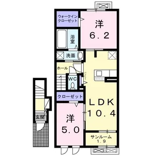 新潟県上越市新光町2【アパート】の間取り