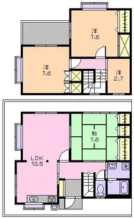 ハピネスハイムの間取り