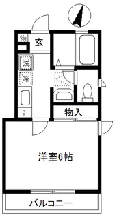 メゾン・エスポワール【1階】の間取り