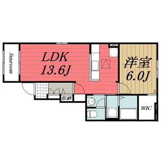 千葉県香取市佐原ホ【アパート】の間取り