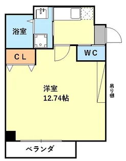 KRCレジデンス二条城北【1階】の間取り