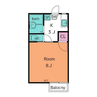 ハミング沖野々 B棟【2階】の間取り