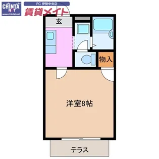 フォレスタ伊勢【2階】の間取り