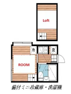 神奈川県横浜市西区藤棚町2【アパート】の間取り