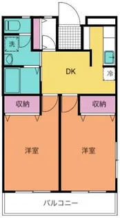 ハイツサンモール【1階】の間取り