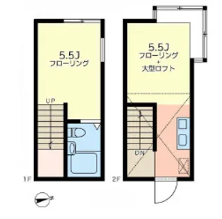 神奈川県横浜市磯子区森4【アパート】の間取り